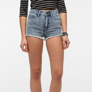 BDG High Rise "Dree" Cheeky Jean Shorts Size 28